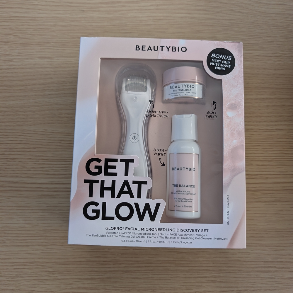 BeautyBio Get That Glow GloPRO Facial Microneedling Discovery Set - Picture 3 of 7
